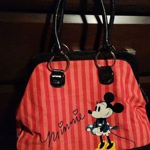 Girls Minnie overnight bag